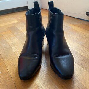LK Bennett - Black Healed Ankle Boots Leather - 41EU